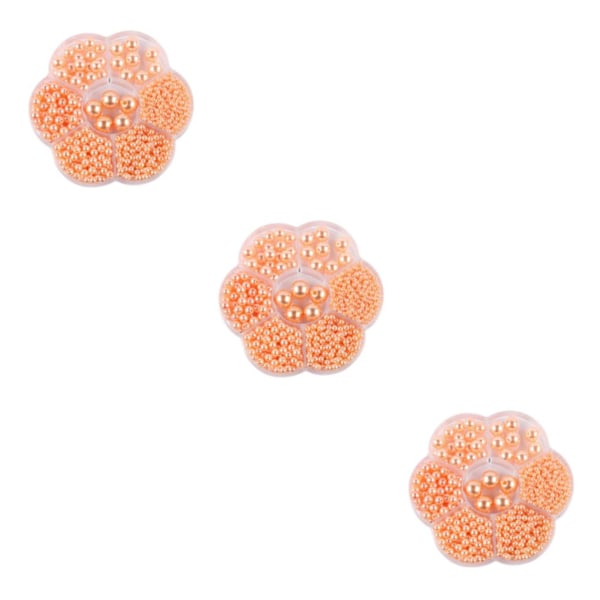 1/2/3/5 1150 stykker DIY-perlepærler for å lage vakkert smykke oransje orange 3PCS