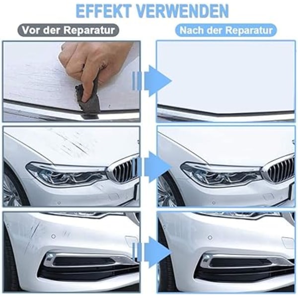 Nano Sparkle Klut 4 stk, 2023 Nanosparkle Anti Scratch, Bilreparasjonsklut, Multifunksjonell Overflatepoleringsklut, Bilreparasjons-poleringsklut