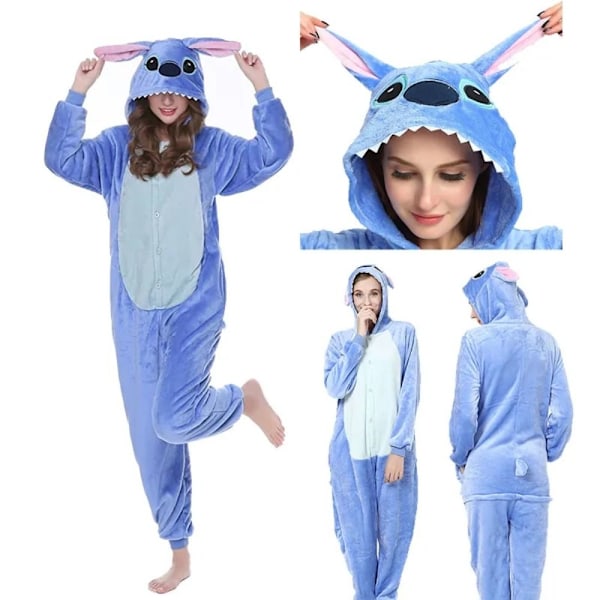 Cosplay Kostym Dräkt Stitch Pyjamas 110CM 110cm