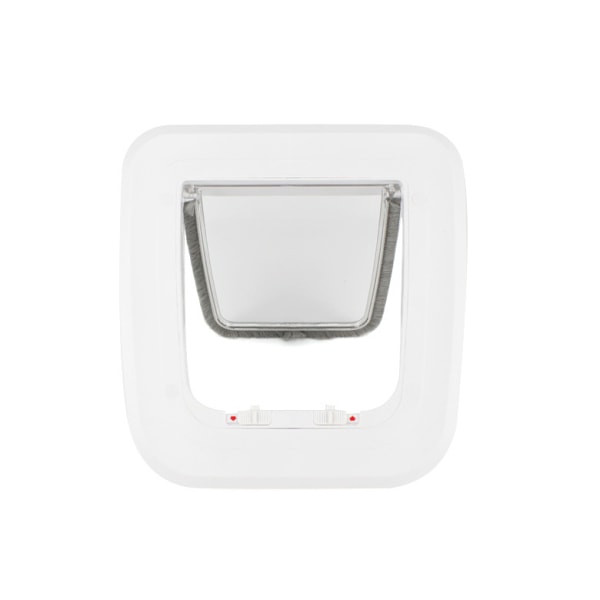 Microchip Kattlucka 2024 - Vit Selektiv Åtkomst Lätt Installation 4 Manuella Låsalternativ