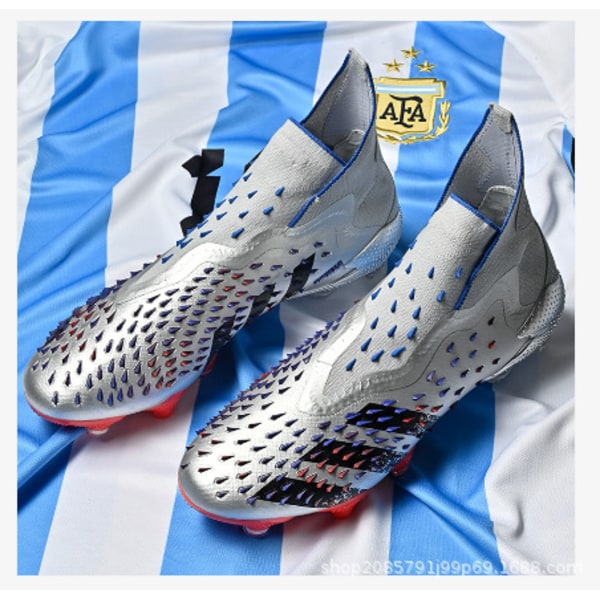 Fotballsko Herr Assassin 15 Lavprofil Tf Broken Nails Barn Match Treningssko Ag Lange Nagler Kunstgras Leder Fotballsko Fargerik Hvit Colorful White 40