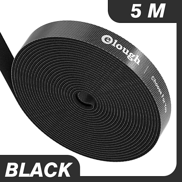 Elough Kardborreband Kabelorganiserare USB-Kabelvinda Hantering Nylon Fri Clip Band Mus Hörlursladd Kabel Skydd