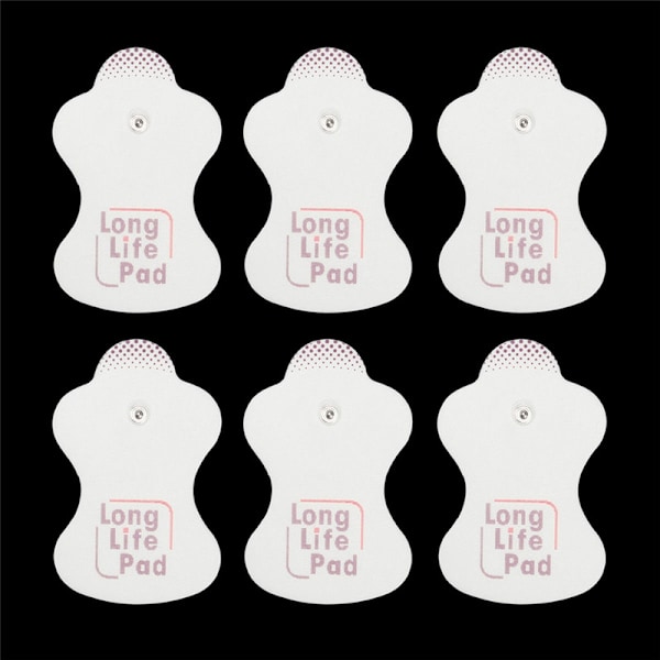 10 kpl elektrodikorvauspehmusteita Omron Elepuls L White -hieronta-laitteille White onesie