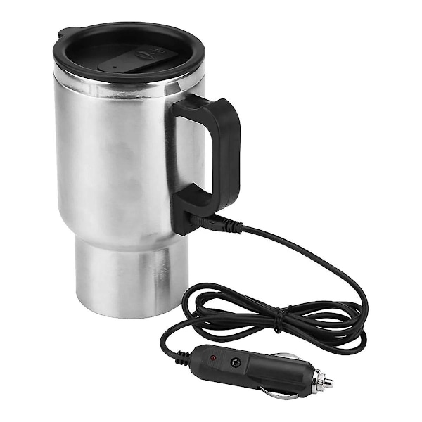450 ml 12V Biluppvärmningskopp USB Uppvärmningsflaska Dryck Vattenkokare Mugg Lättare Uppvärmd Resevatten El