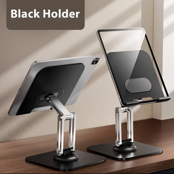 Roterende tabletstativholder, justerbar multi-vinkel skrivebordsmontering til iPad Pro Air Mini, telefon, e-læser color