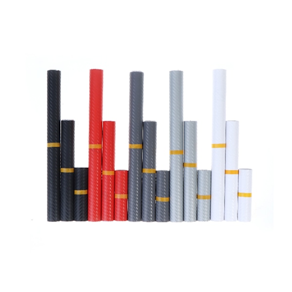 3D Karbonfiber Matt Vinylfilm Bilark Wrap Roll Sticker Svart Black 127*20cm