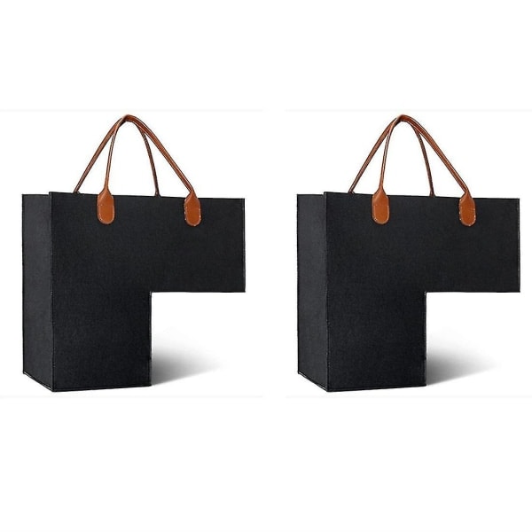 st Trappkorgar med Läderhandtag för 40 cm Mattbelagda Trappor - Organizer Filt Vikbar Korg