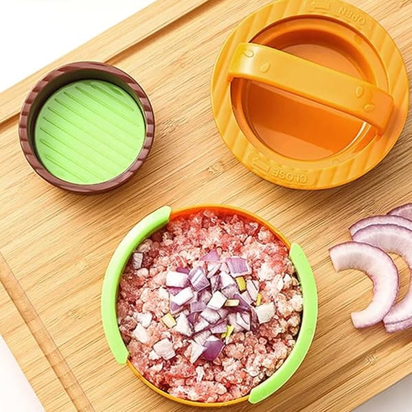 Hamburgerpresse og hakkebøfform - Bageform til grill og grill - Hakkebøfmaskine | Til grill