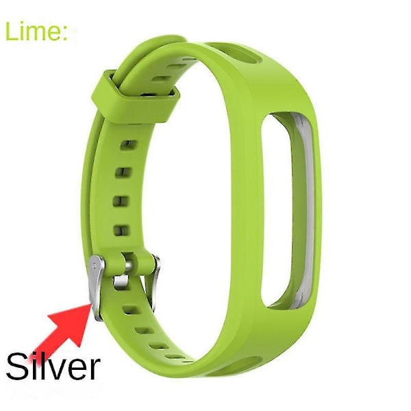 Silikonarmband för Huawei Band 4e 3e Honor Band 5 - Löpararmband för handled Black