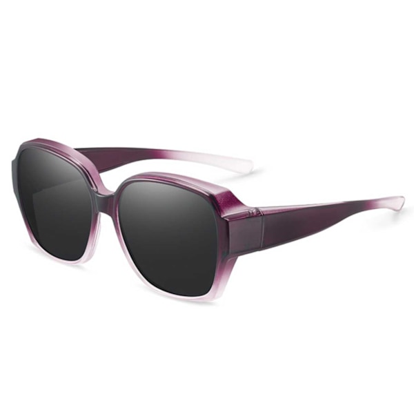 Polariserade Solglasögon Över Glasögon lila purple