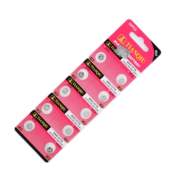 10 STK. SR626SW 377 AG4 1,5V Knapcellebatterier til ure