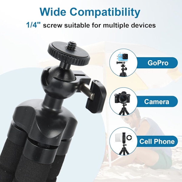Variasjon av mini blekksprut svamp stativ mobiltelefon kamera SLR blekksprut stativ