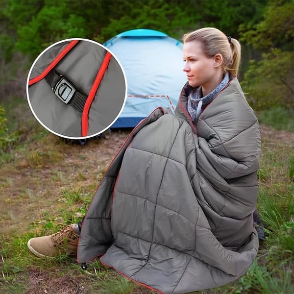 Nylon Campingtæppe Picnictæppe Udendørs Sjal Kappe Grøn Green
