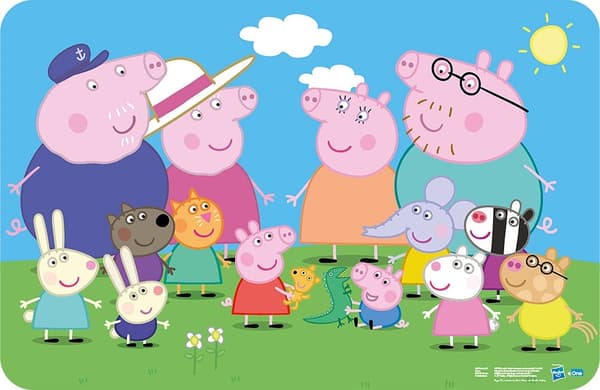 Peppa Pig / Greta Gris Pöytätabletti - 43x28 cm 90