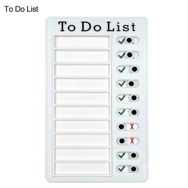 Checklista Daglig Planerare Självdisciplin Stämpelkort ATT GÖRA-lista To Do List