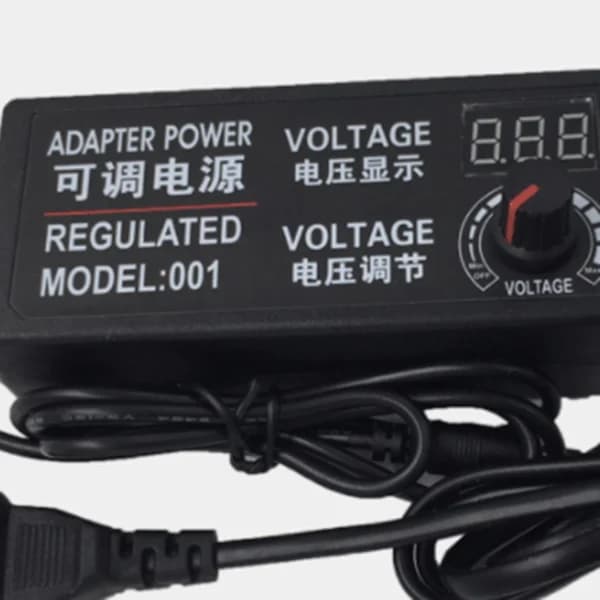 Säädettävä AC-DC-virtalähde 3V-12V 5A virtasovitin universaali 12 V voltin sovitin EU-pistoke