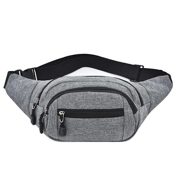 Midjeveske med flere rom grey size