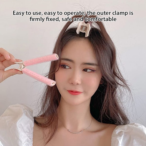 Hårrod Fluffy Clips Pandehår Styling Frisør Hårnåle random color 5pcs