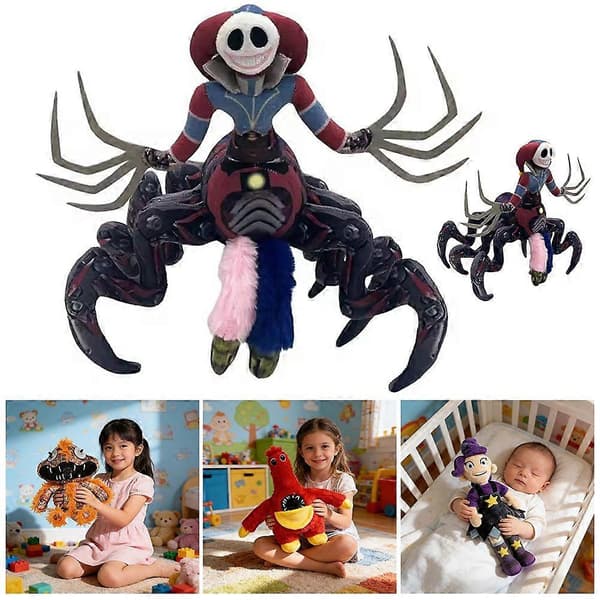 Pelottava pehmolelu, pehmeä kauhupelihahmo, Halloween-pehmo lahja lapsille ja aikuisille -FF- D