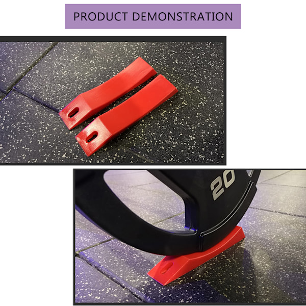 Barbell Alternativ Kil, Sikker Lasting og Lossing av Vekter, Flere Farger Red 0.2