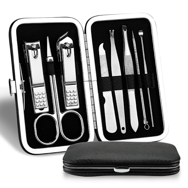 Manikyyrisetti Kynsien Hoitosarja 8-in-1, Manikyyri Pedikyyri Set Mies