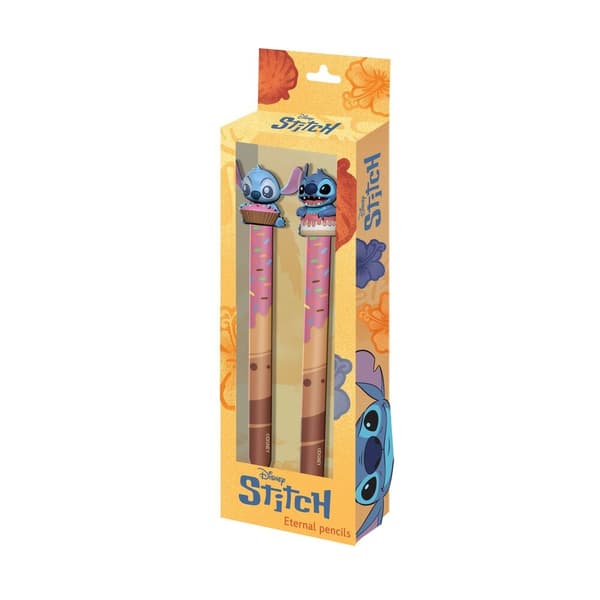 Stitch blyantpakke, 2 stk, perfekt for barn og samlere 64