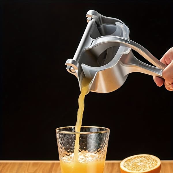 Manuel citruspresser til citroner, limefrugter og appelsiner silvery