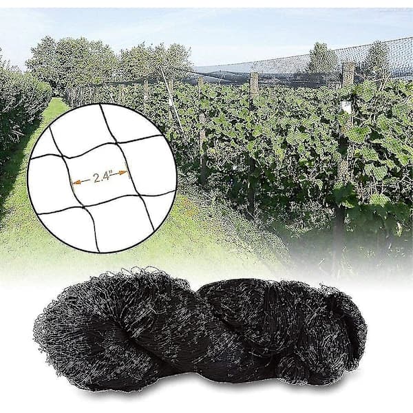 Fuglenett for hagebeskyttelse, 15m x 15m med 5cm maske