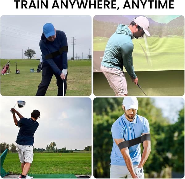 2 pcs golf swing training aid arm band trainer golf swing posture correction