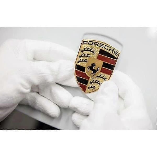 Emblem mærke logo Porsche bilhjelm metal