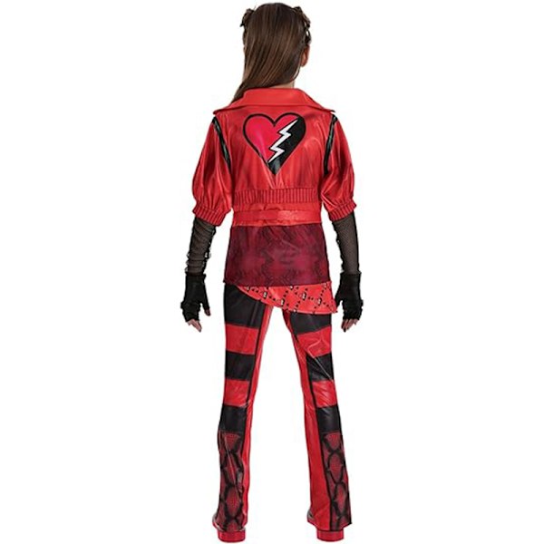 Rød paryk til piger, Descendants 4 The Rise of Red kostumetilbehør 100cm
