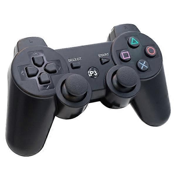 2-pakning trådløs kontroller for PS3 - Svart - Kompatibel