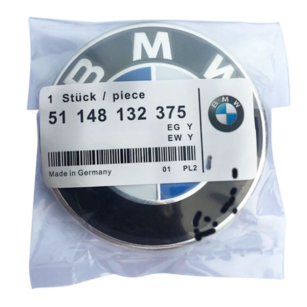 BM-W Emblem Huv Logo för 82MM 82MM