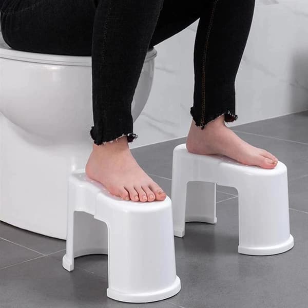 Toalettkrakk 2-delt - Ved treg mage - Squatty Potty Vit white