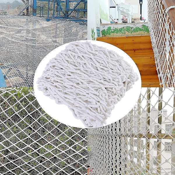 Turvaverkko lapsille, rakennusköysi, putoamisenestoverkko, nylonverkko, parvekkeen ikkunan portaikon suojakaide, turvallinen aita vauvalle, kissalle, koiralle 0.5x5m