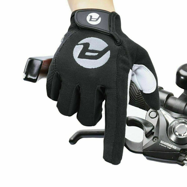 2 stk. Motorcykel Ridhandskar Full Finger Vantar SVART XL Sort Black XL