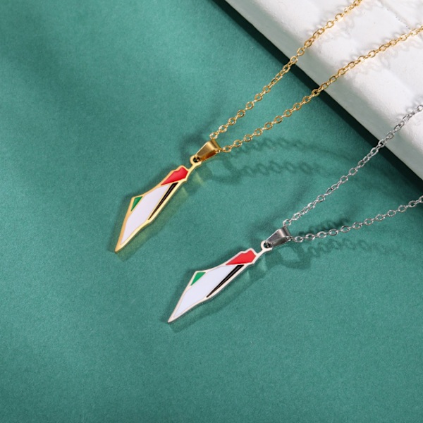2ST Palestina hnge Kjede Halskjede Kjede Halskjede Choker