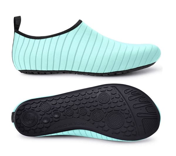 (Størrelse: 46/47) Badesko Unisex Strand Sko Surfsko Aquaskor Grøn Green 46/47
