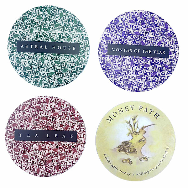 Teelehtien Ennustuskort Tarot Oracle Kort Perhejuhlat Lautapeli Monivärinen Multicolor one size