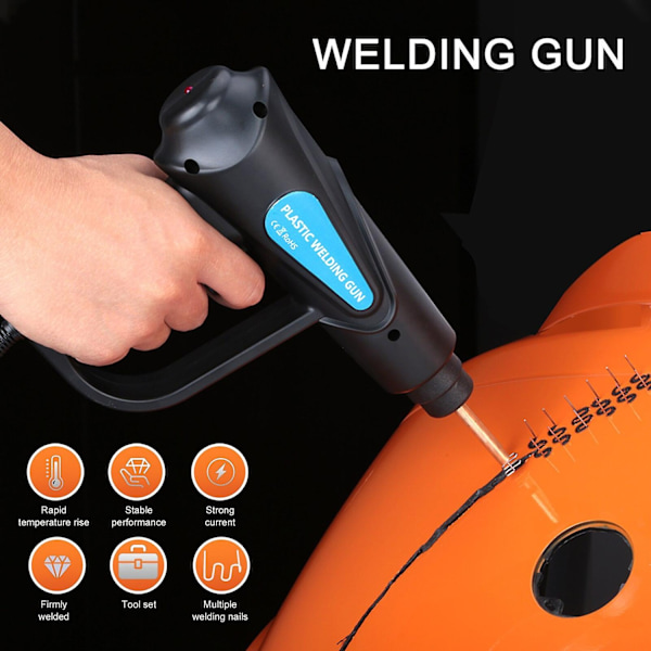70W Varm Stiftemaskin Plast Sveisemaskin Bilfanger Reparasjonssett Tang 4 Bølgeklemmer Sveise Reparasjonsmaskin Sveisemaskin Pistol Reparasjon - Perfekt