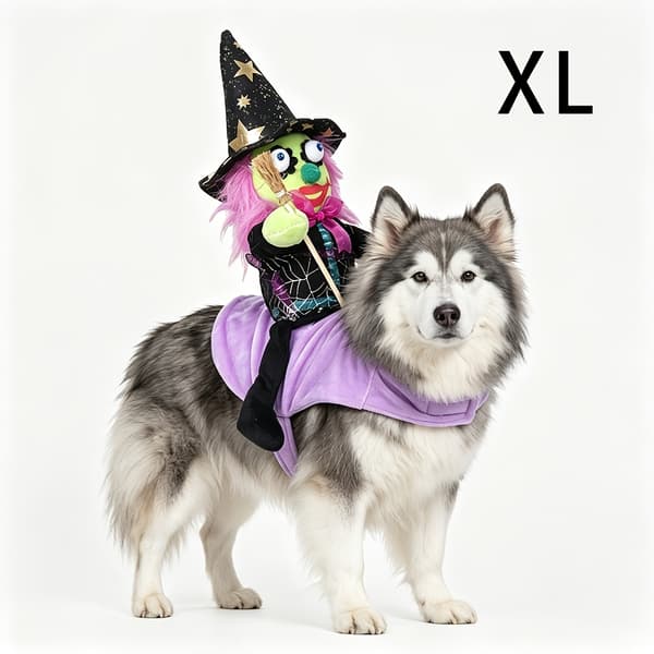 Halloween hunde- og kattekostume, karnevalsudklædning til små hunde og katte M