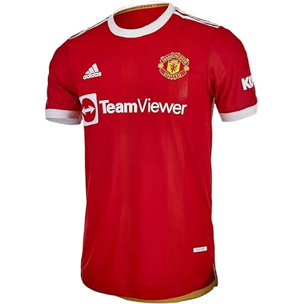 Autentisk Manchester United Fotballtrøye Herrer 2021/22 (Stor) Rød