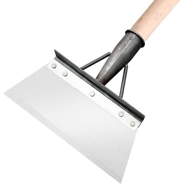 Rengjøringsspade, Hagespade i rustfritt stål, Hagespade for ugress og mose (26 cm)