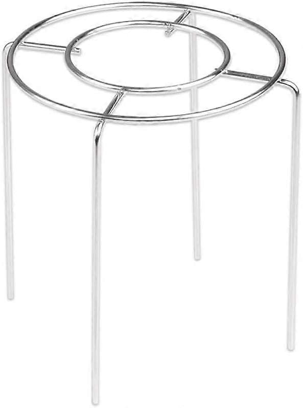 Round Stainless Steel Cake Pan with 4 Tall Legs for Upside-Down Chiffon Cake