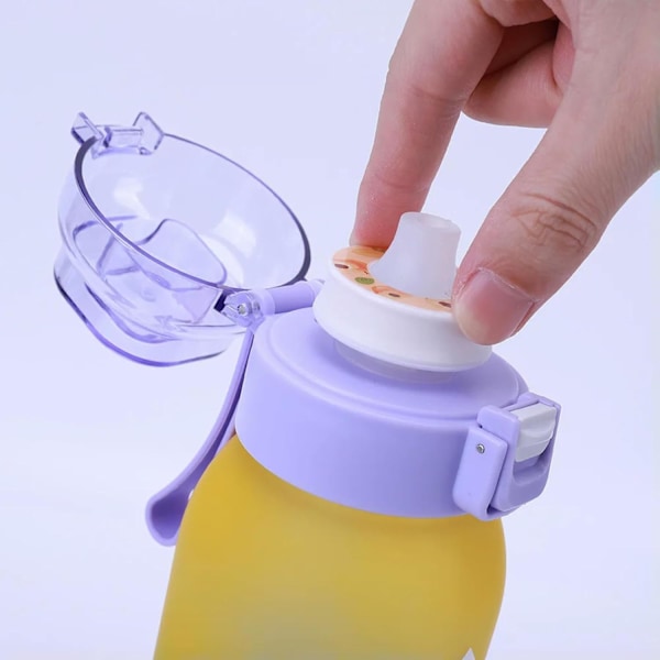 1000ml 5 kpl makupod, makuinen vesipullo, tuoksuva vesikuppi, ilmalla maustettu urheiluvesipullo, urheilun ja kuntoilun vesipullolle (Vaaleansininen)
