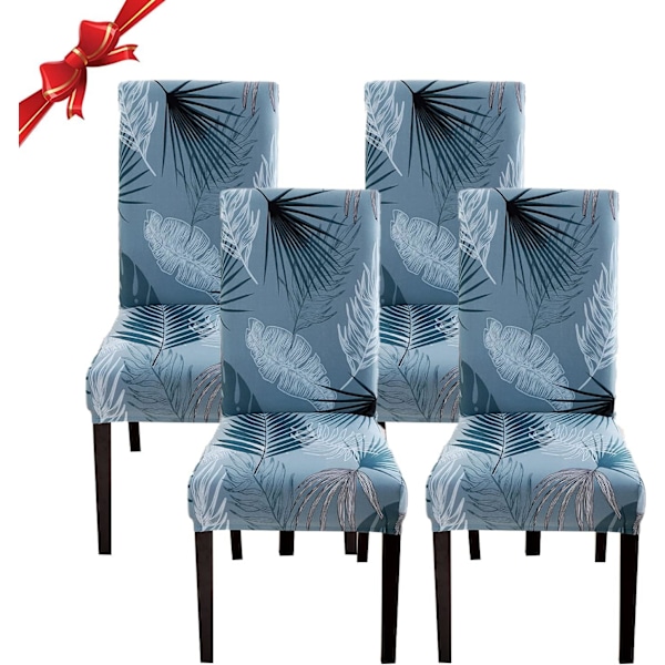 4-pack stretchöverdrag, universal tvättbar stolvik