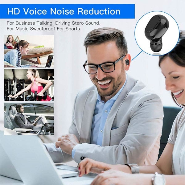 Bluetooth-kuulokkeet, in-ear, urheilu, langaton headset, Nakeey L21 Bluetooth 5.0 stereoäänentoisto, langattomat Bluetooth-kuulokkeet