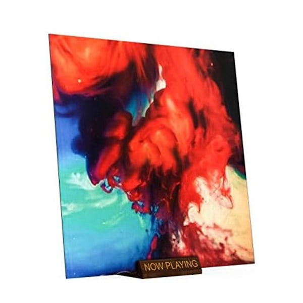 Nu Spelar Vinylskivställ Vinylskivhållare Display Träskivor Förvaringsställ För Album S (FMY)