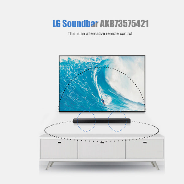 Alternativ fjärrkontroll för LG Soundbar AKB73575421 SOUND BAR NB3530A NB4530A 0.1