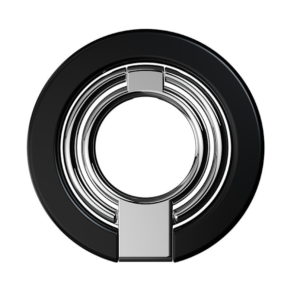 Magnetisk Ringgrepp & Ställ för iPhone 16/15/14/13/12 Pro Max - 360° Roterande MagSafe Telefonhållare med Fingerrem Style 1
